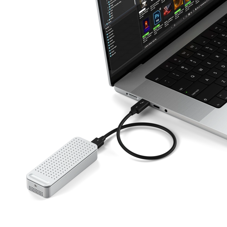 Зовнішній корпус для SSD Satechi DotDisk 80Gbps SSD Enclosure - Silver (ST-EDD80S)