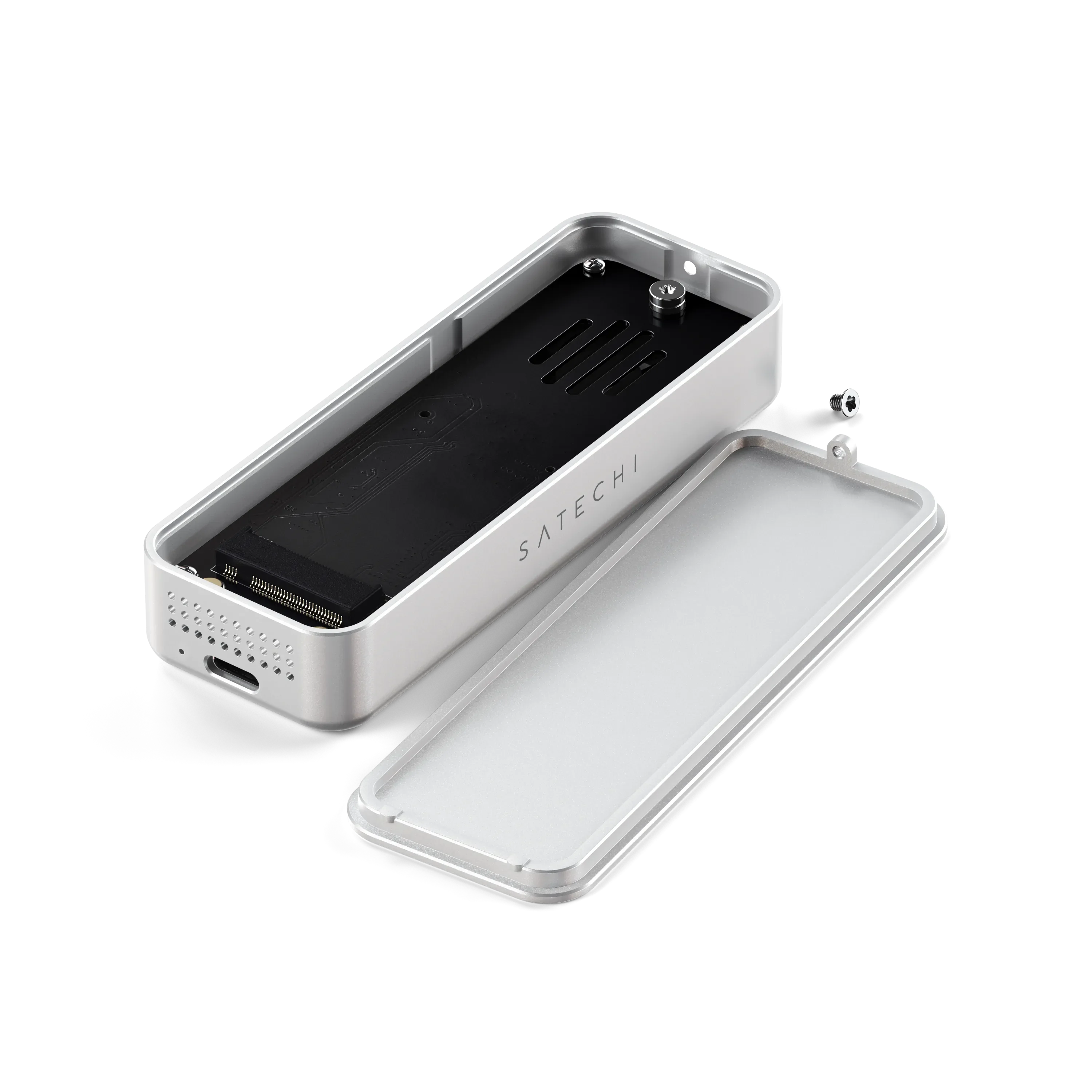 Зовнішній корпус для SSD Satechi DotDisk 80Gbps SSD Enclosure - Silver (ST-EDD80S)