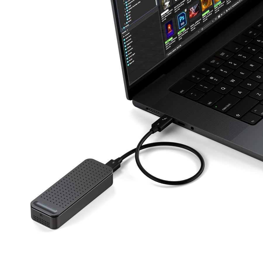 Зовнішній корпус для SSD Satechi DotDisk 80Gbps SSD Enclosure - Space Black (ST-EDD80C)