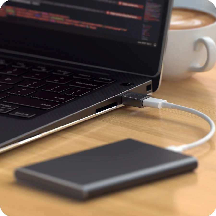 Адаптер Satechi USB-A to USB-C Adapter 2-Pack - Space Black (ST-A2TAUCC)