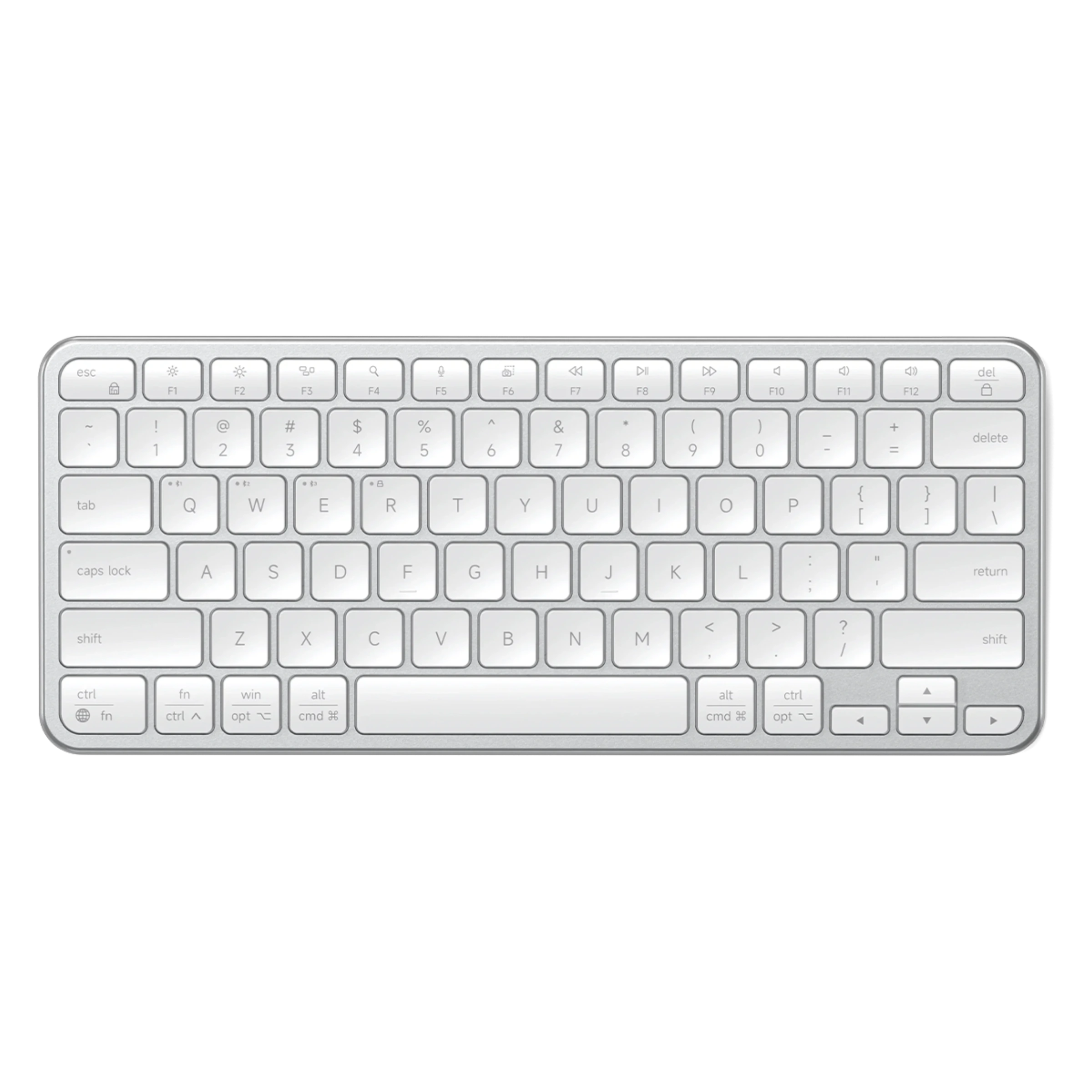 Беспроводная клавиатура Satechi Slim EX1 Wireless Keyboard - Silver (ST-KEX1S-EN)
