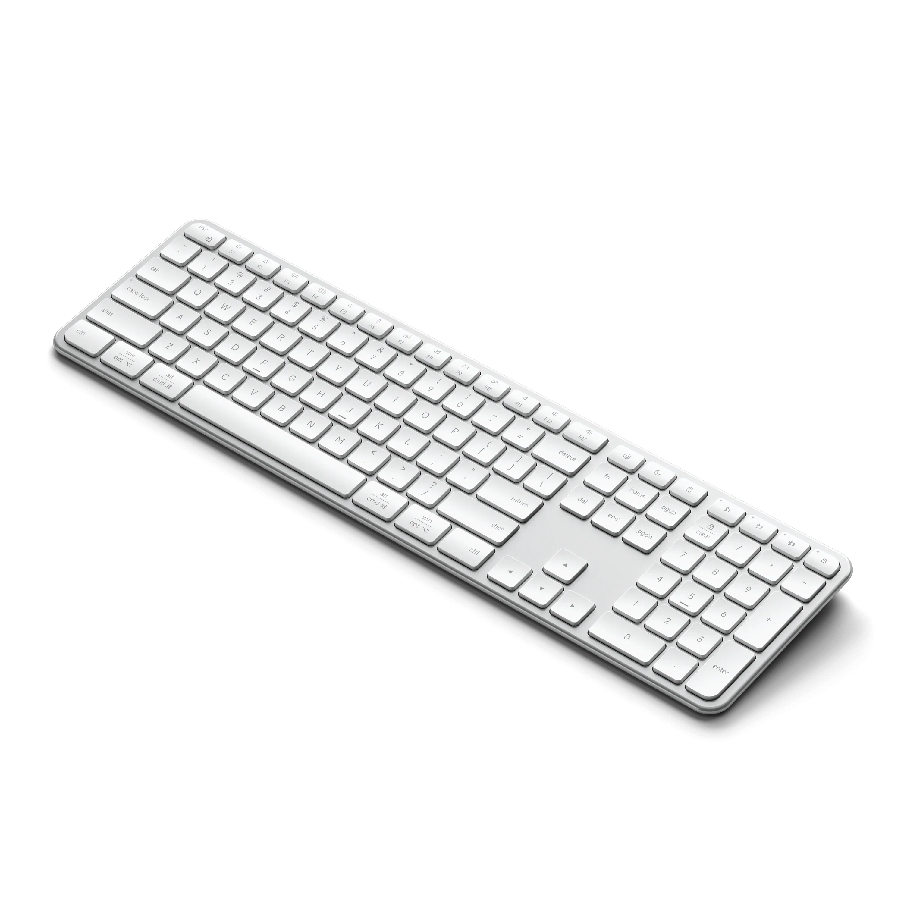 Бездротова клавіатура Satechi Slim EX3 Wireless Keyboard - Silver (ST-KEX3S-EN)
