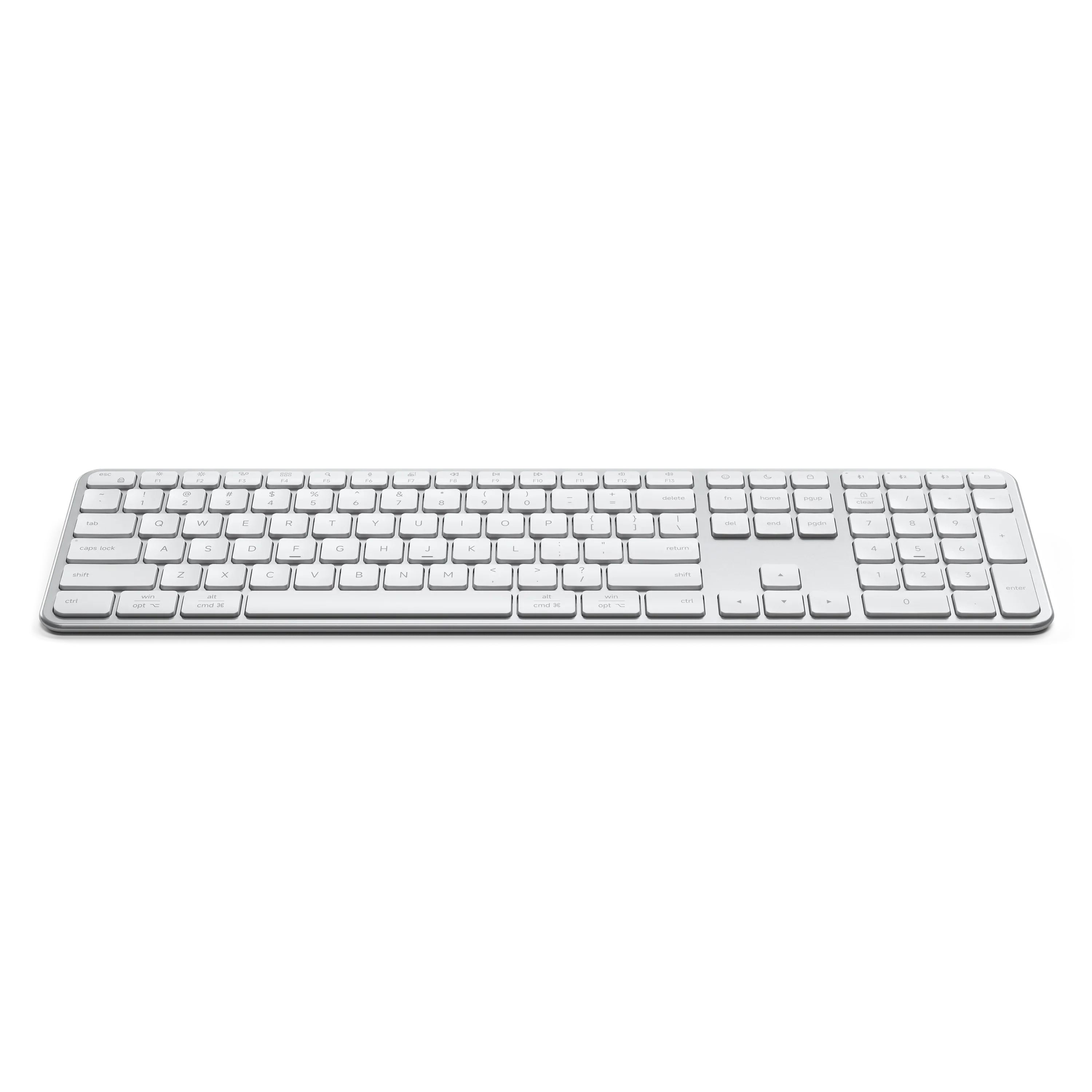 Бездротова клавіатура Satechi Slim EX3 Wireless Keyboard - Silver (ST-KEX3S-EN)