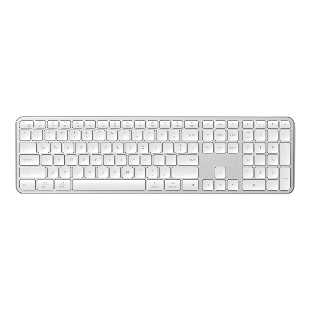 Бездротова клавіатура Satechi Slim EX3 Wireless Keyboard - Silver (ST-KEX3S-EN)