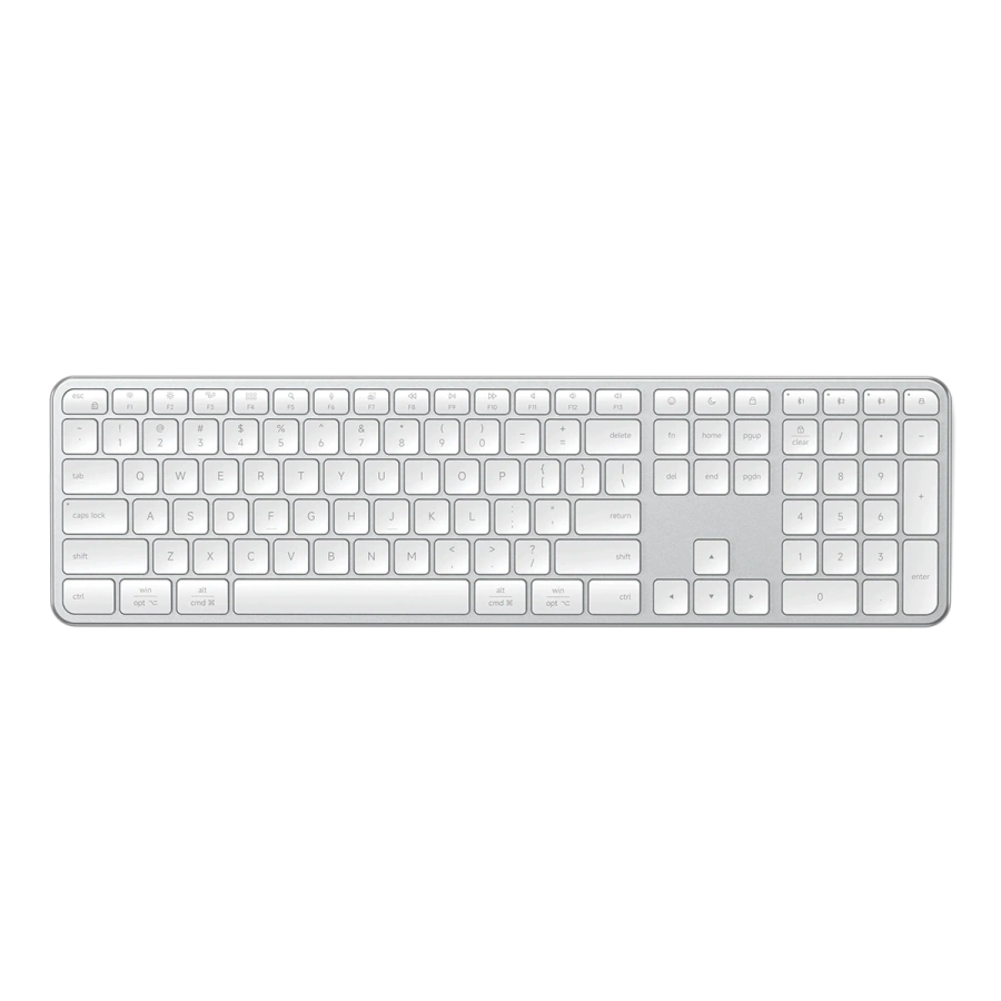 Бездротова клавіатура Satechi Slim EX3 Wireless Keyboard - Silver (ST-KEX3S-EN)