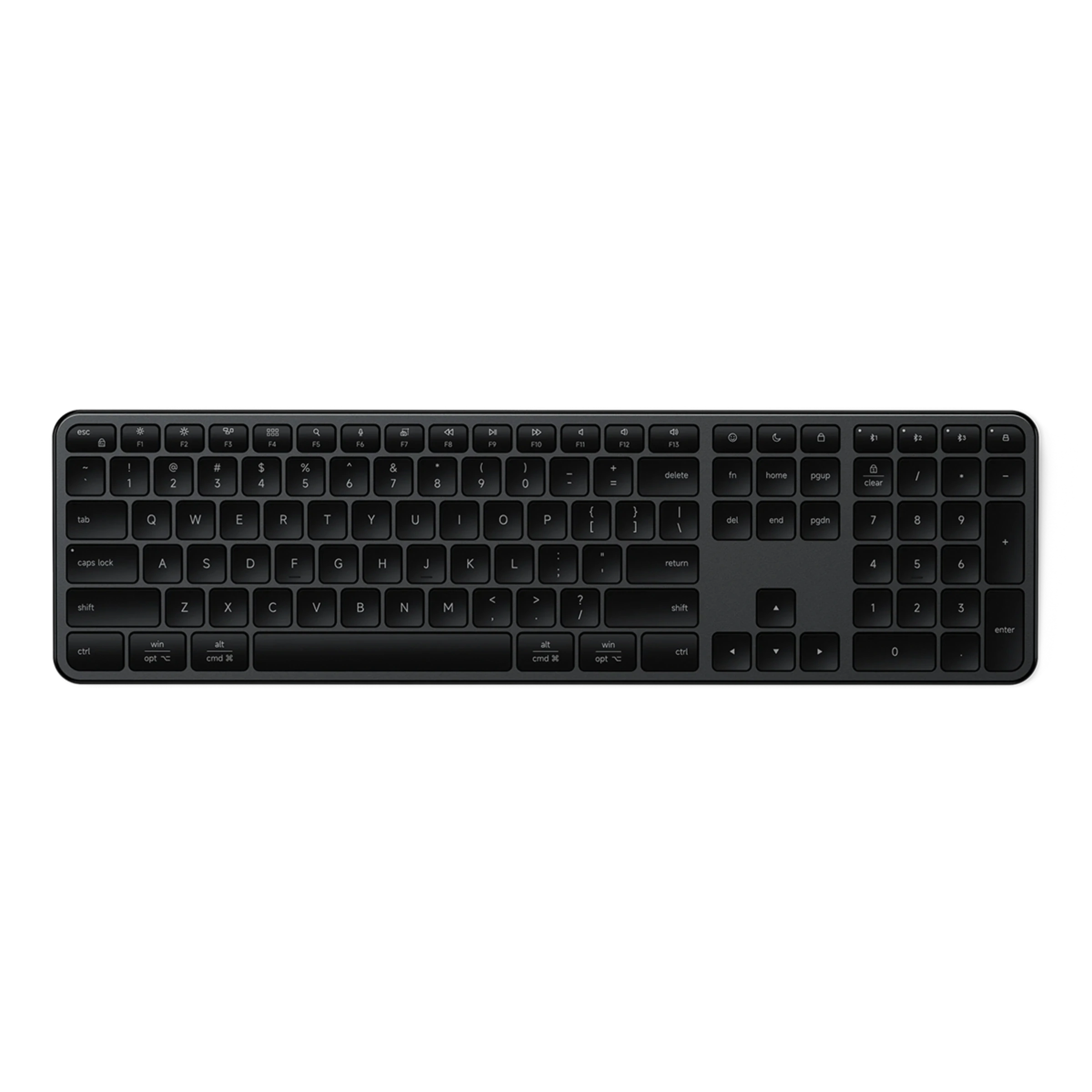 Беспроводная клавиатура Satechi Slim EX3 Wireless Keyboard - Space Black (ST-KEX3C-EN) Беспроводная клавиатура Satechi Slim EX3 Wireless Keyboard - Space Black (ST-KEX3C-EN)