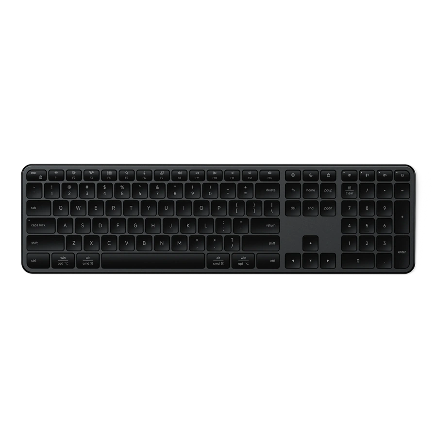 Беспроводная клавиатура Satechi Slim EX3 Wireless Keyboard - Space Black (ST-KEX3C-EN)