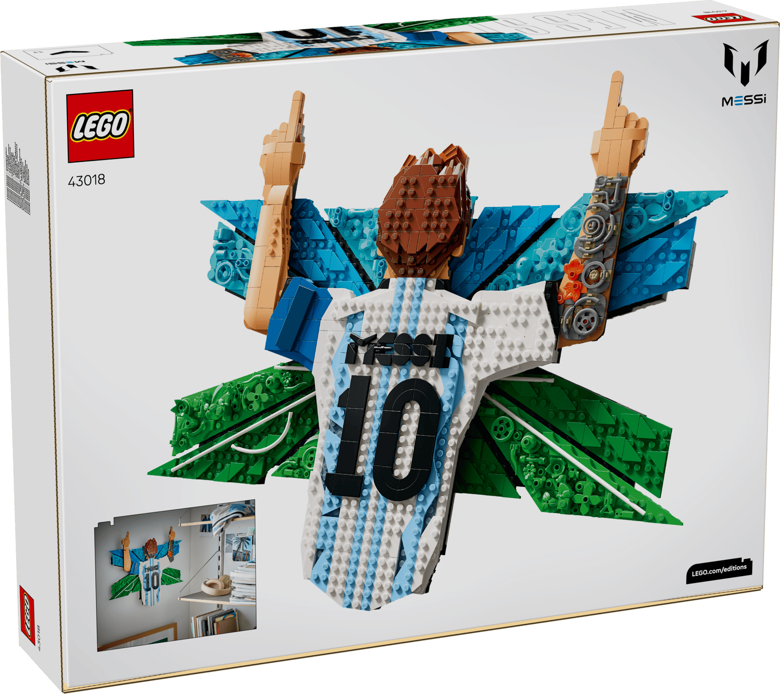 Блоковий конструктор LEGO Editions Ліонель Мессі - святкування (43018)