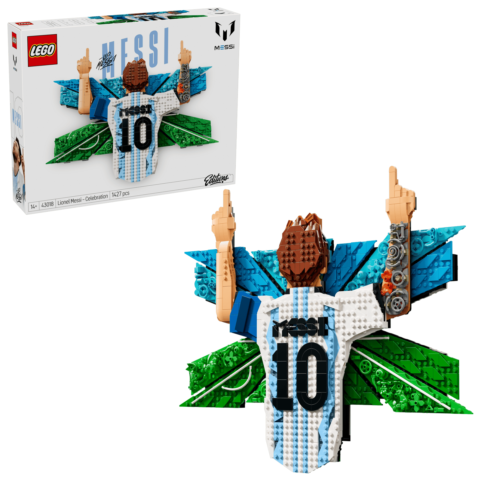 Блоковий конструктор LEGO Editions Ліонель Мессі - святкування (43018)