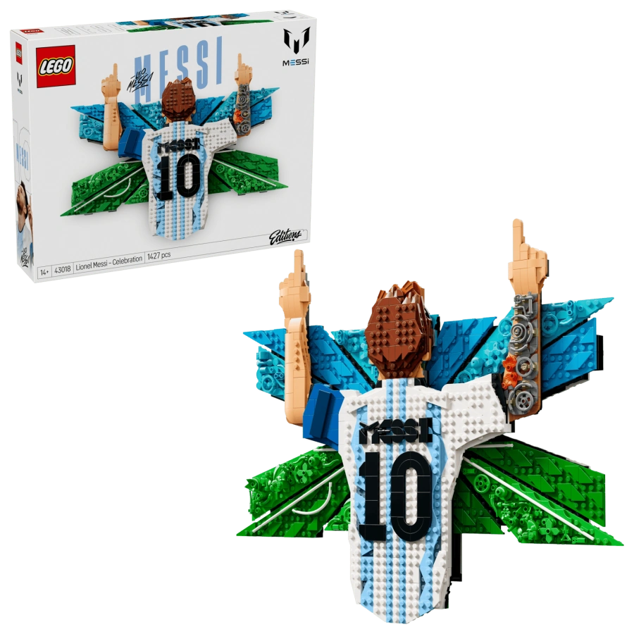 Блоковый конструктор LEGO Editions Лионель Месси - празднование (43018)