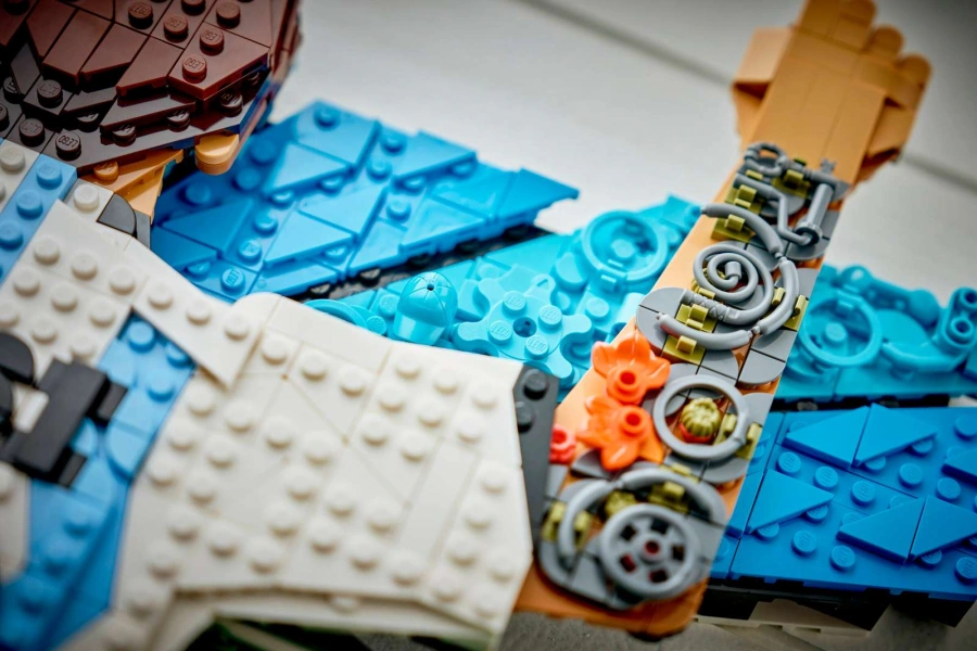 Блоковый конструктор LEGO Editions Лионель Месси - празднование (43018)
