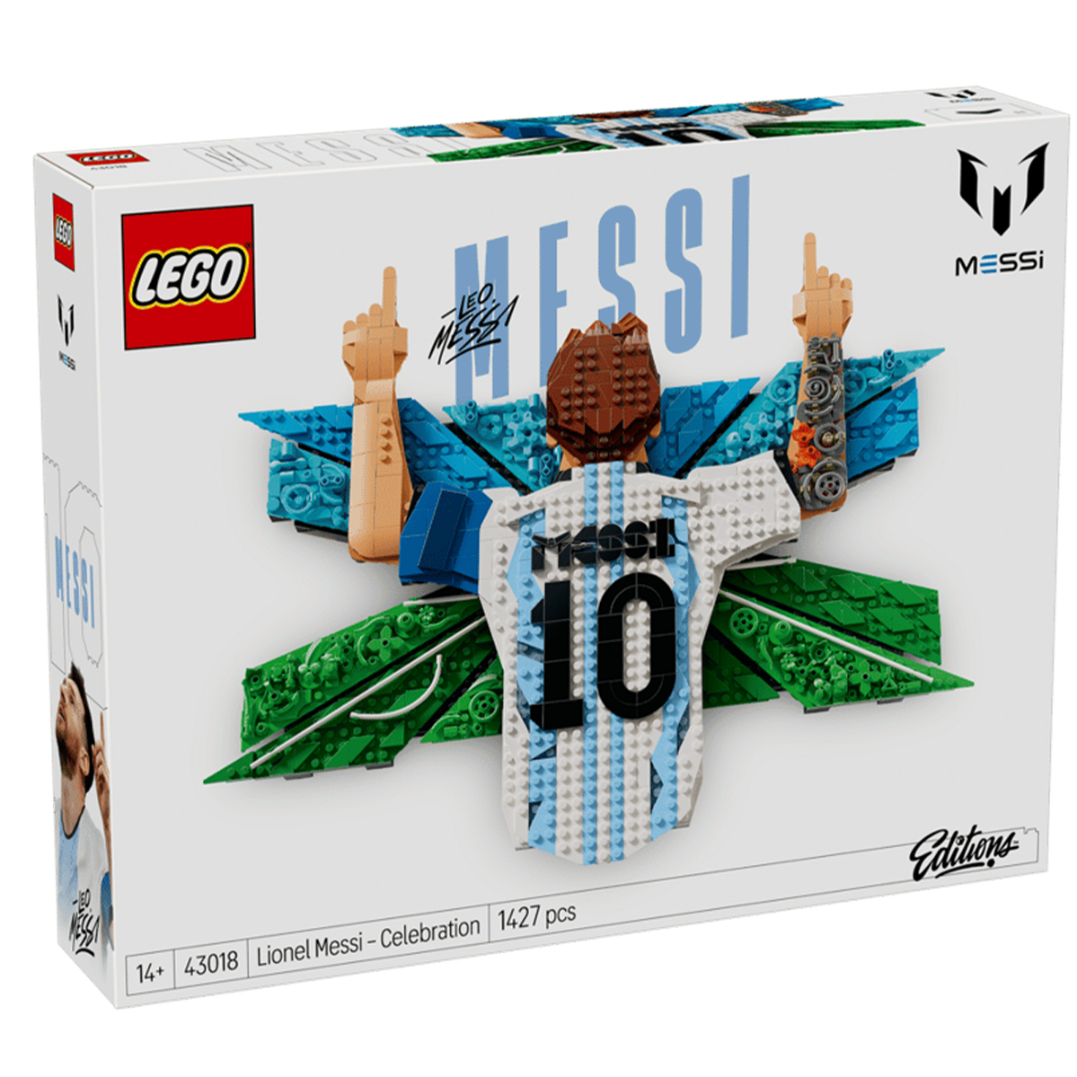 Блоковий конструктор LEGO Editions Ліонель Мессі - святкування (43018)