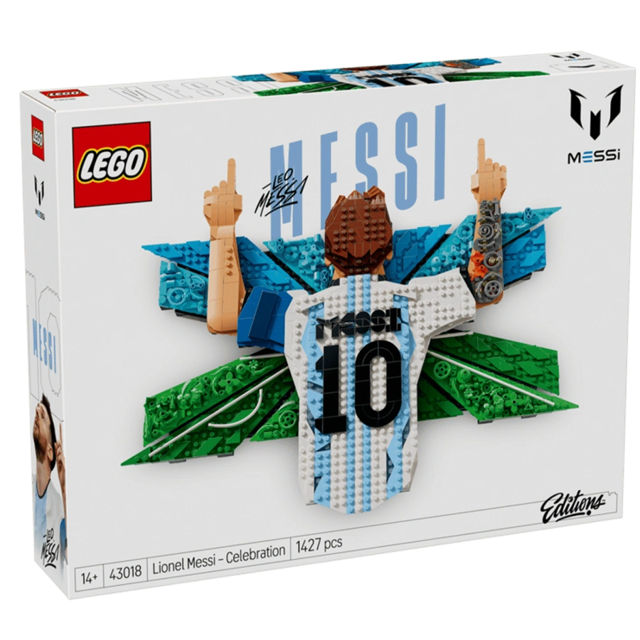 Блоковый конструктор LEGO Editions Лионель Месси - празднование (43018)