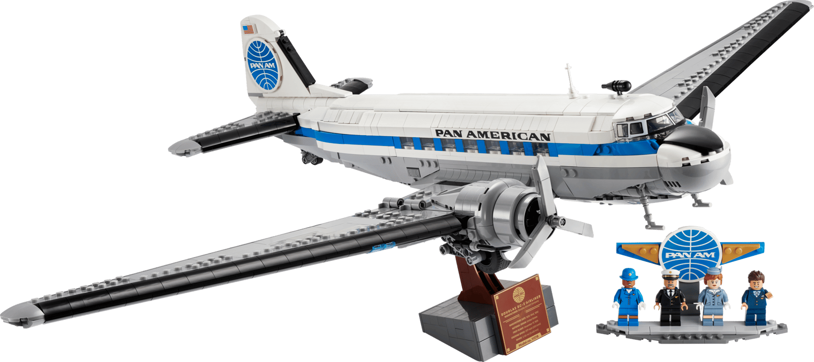 Блоковий конструктор LEGO Icons Авіалайнер Douglas DC-3 PAN AM (11378)