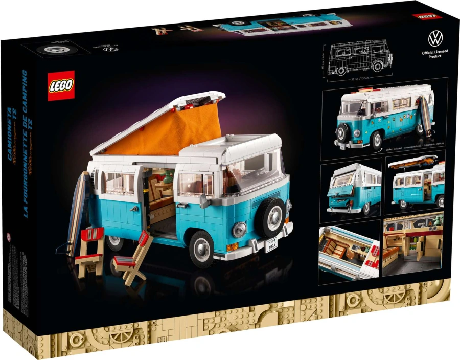 Блоковий конструктор LEGO Icons Фургон Volkswagen T2 Camper (10279)