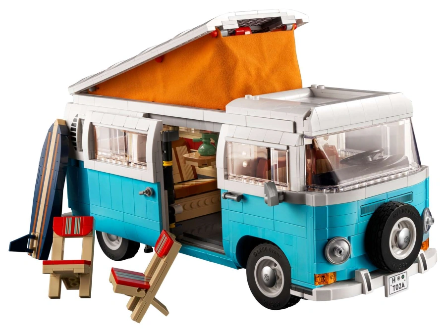 Блоковий конструктор LEGO Icons Фургон Volkswagen T2 Camper (10279)