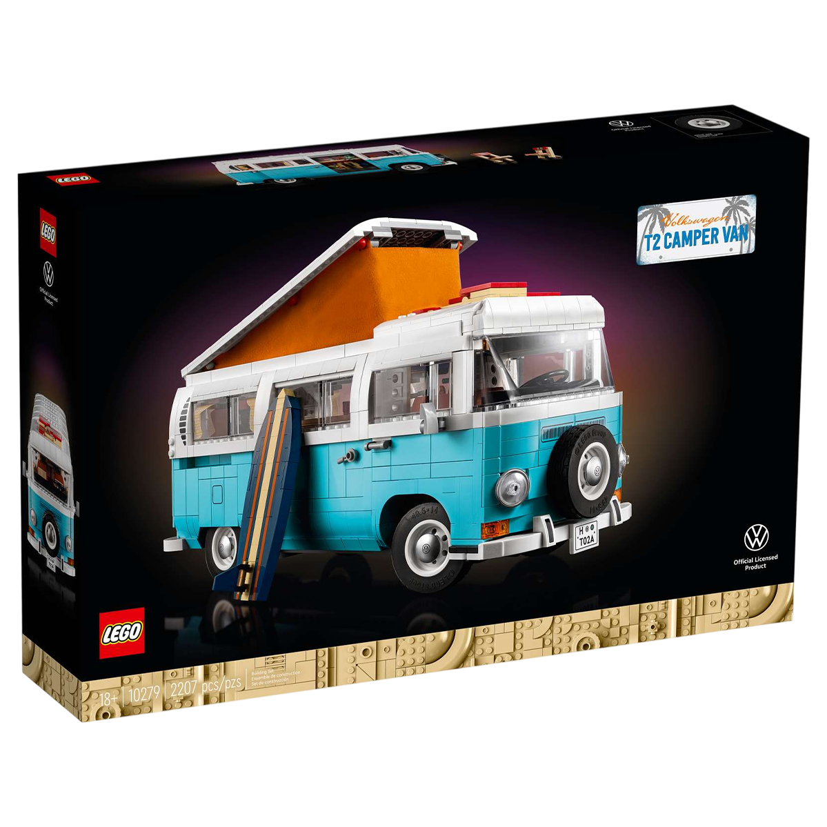 Блоковий конструктор LEGO Icons Фургон Volkswagen T2 Camper (10279)