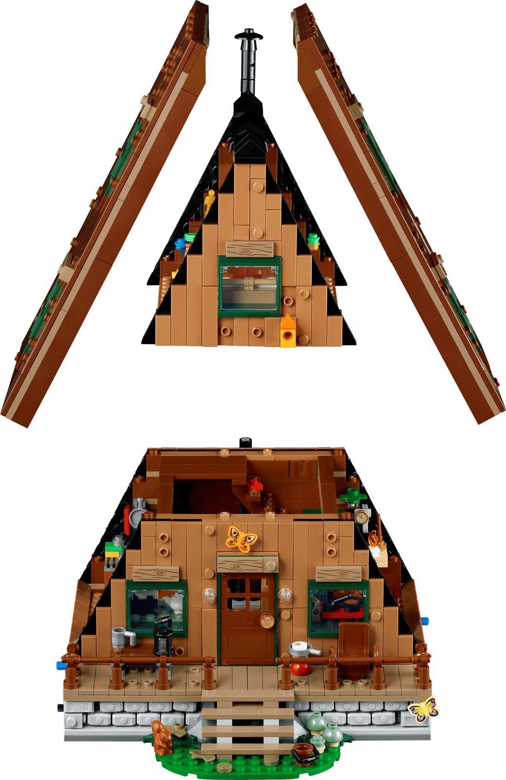 Блоковий конструктор LEGO Ideas Трикутний будиночок (21338)