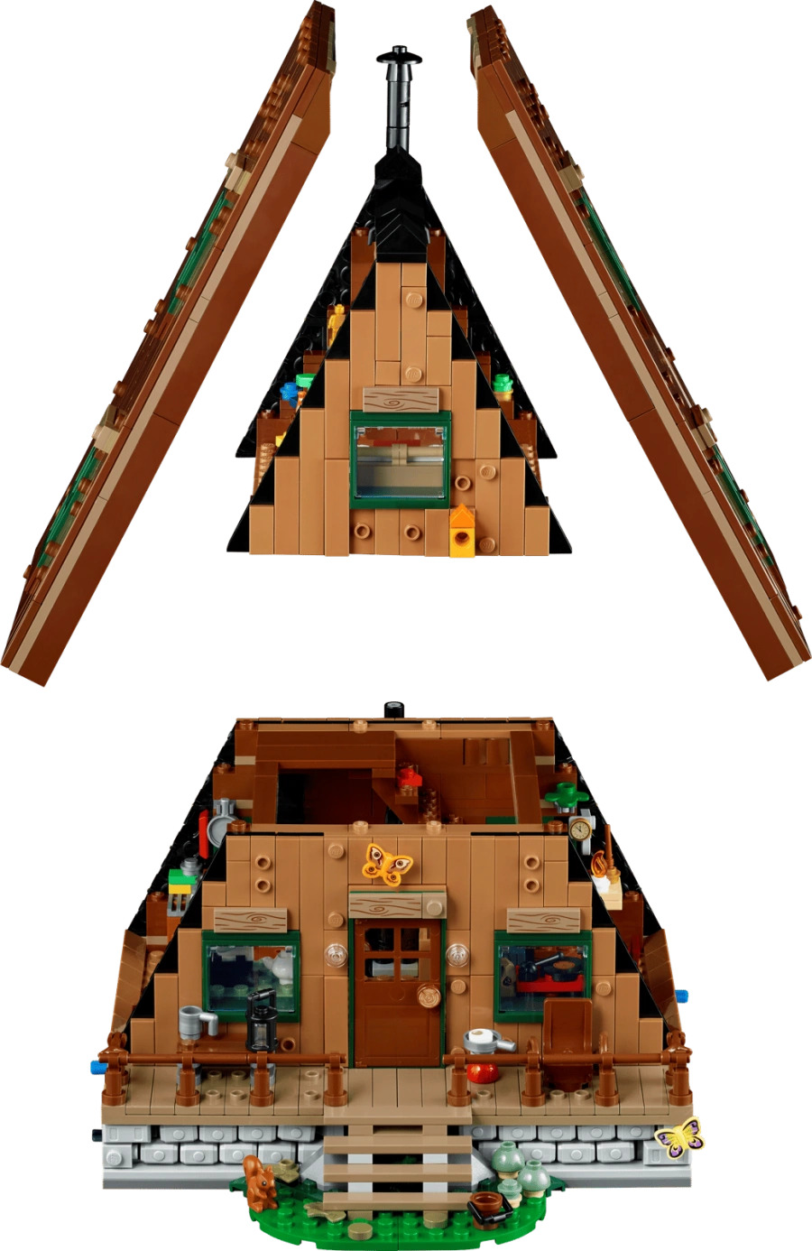 Блоковий конструктор LEGO Ideas Трикутний будиночок (21338)