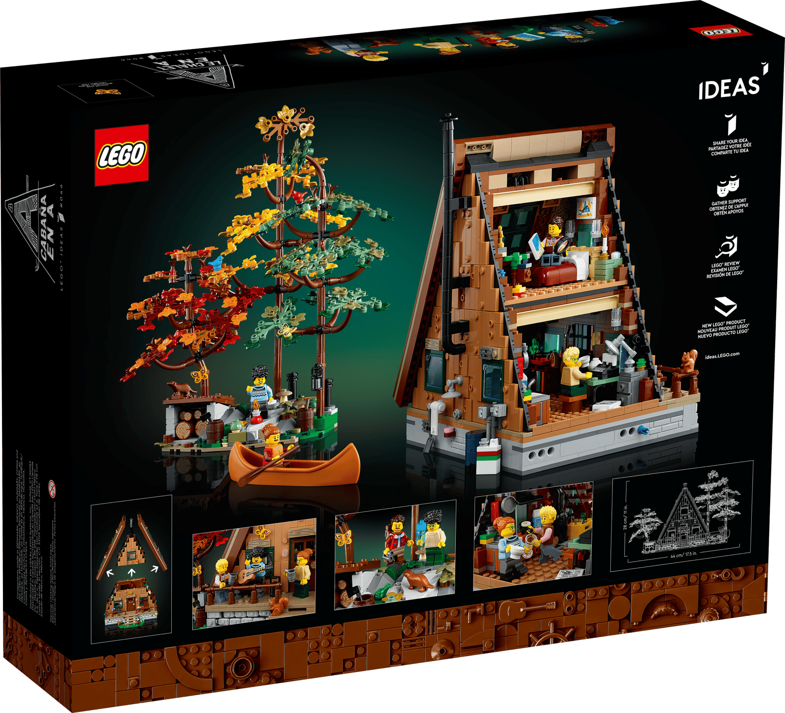 Блоковий конструктор LEGO Ideas Трикутний будиночок (21338)