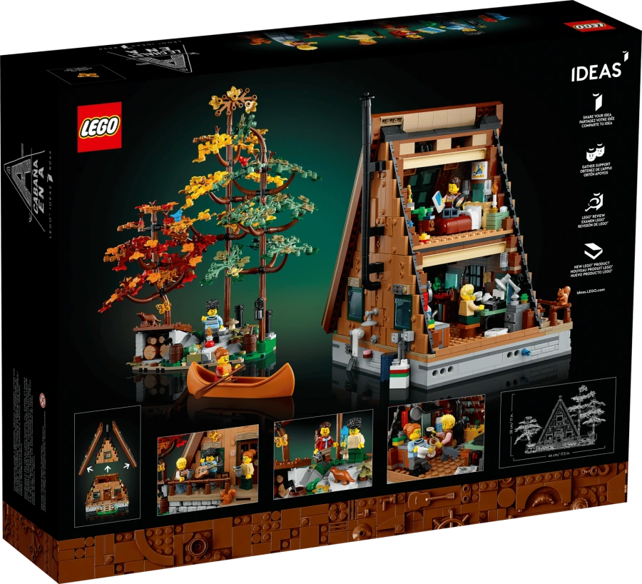 Блоковий конструктор LEGO Ideas Трикутний будиночок (21338)