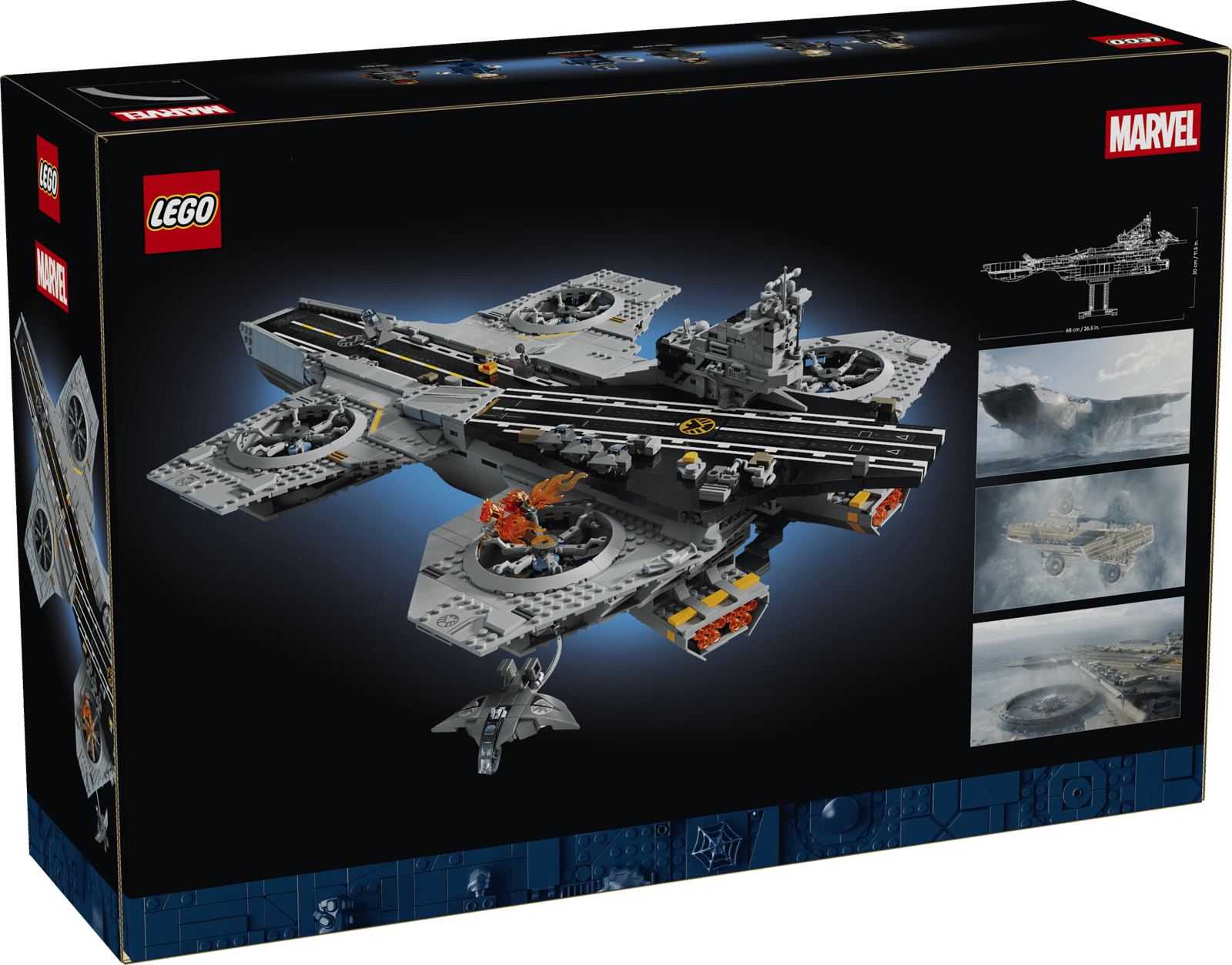 Блоковый конструктор LEGO Marvel Геликериер S.H.I.E.L.D. (76354)