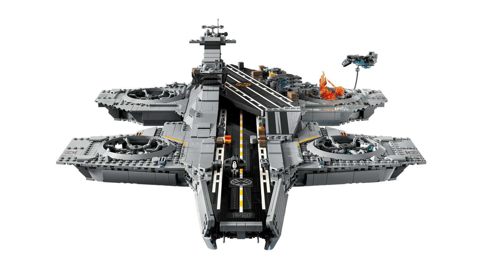 Блоковый конструктор LEGO Marvel Геликериер S.H.I.E.L.D. (76354)