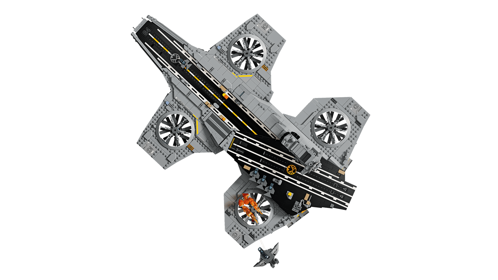 Блоковый конструктор LEGO Marvel Геликериер S.H.I.E.L.D. (76354)