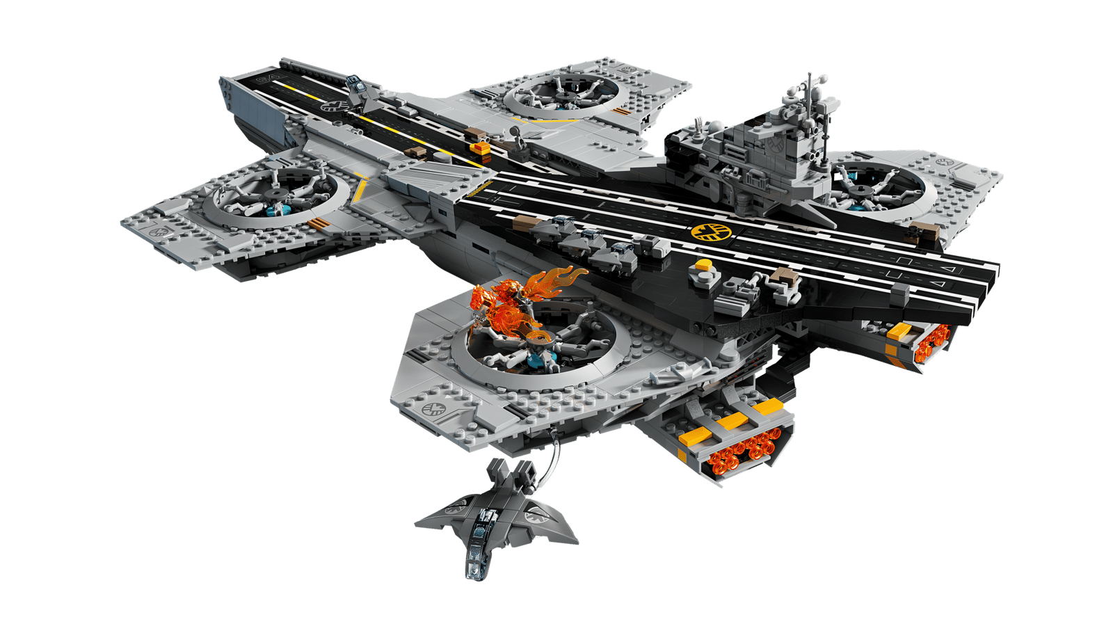 Блоковый конструктор LEGO Marvel Геликериер S.H.I.E.L.D. (76354)