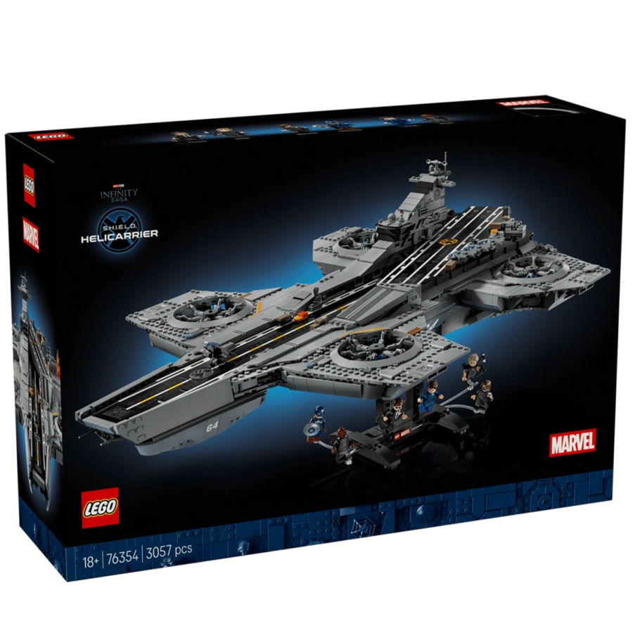 Блоковый конструктор LEGO Marvel Геликериер S.H.I.E.L.D. (76354)