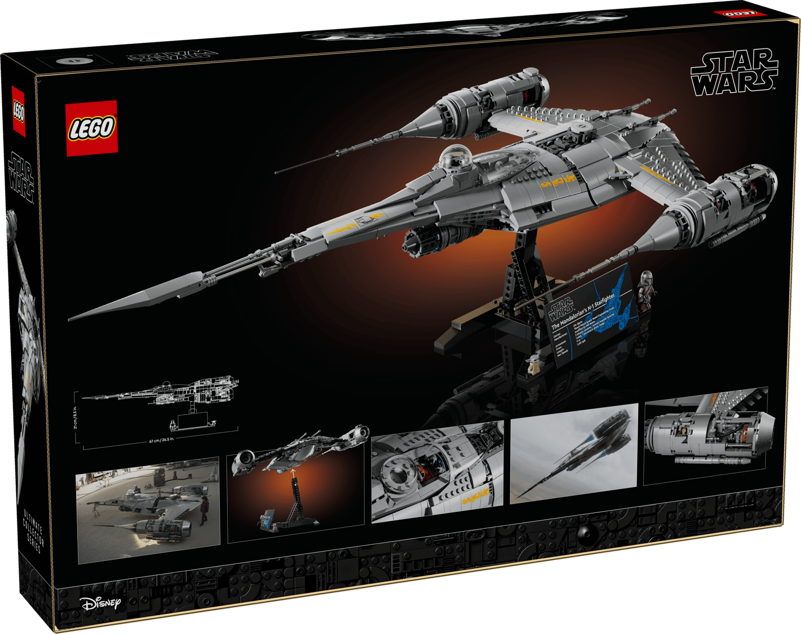 Блоковый конструктор LEGO Star Wars Мандалорский звездный истребитель N-1 (75442)