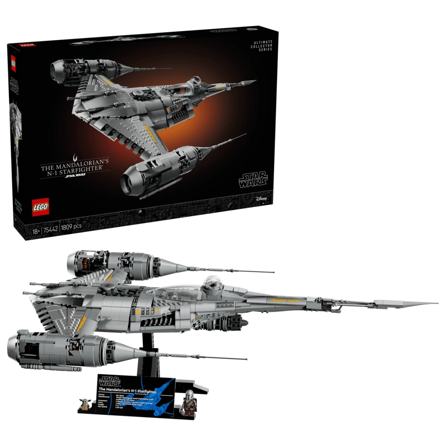 Блоковый конструктор LEGO Star Wars Мандалорский звездный истребитель N-1 (75442)
