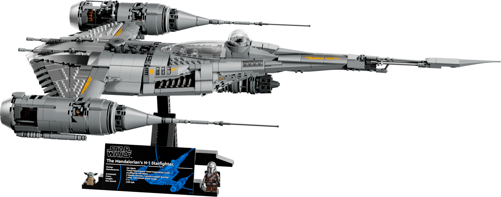 Блоковый конструктор LEGO Star Wars Мандалорский звездный истребитель N-1 (75442)