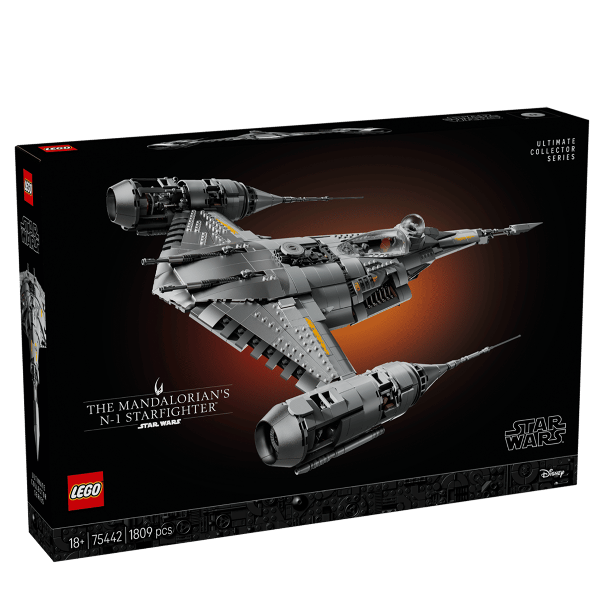 Блоковый конструктор LEGO Star Wars Мандалорский звездный истребитель N-1 (75442)
