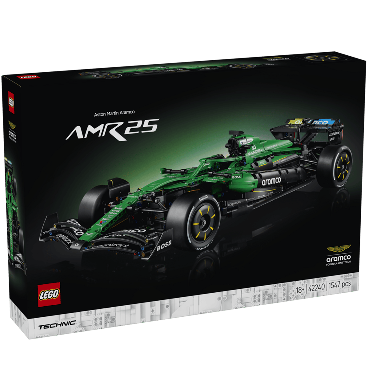 Блоковий конструктор LEGO Technic Автомобіль F1 Aston Martin Aramco AMR25 (42240)