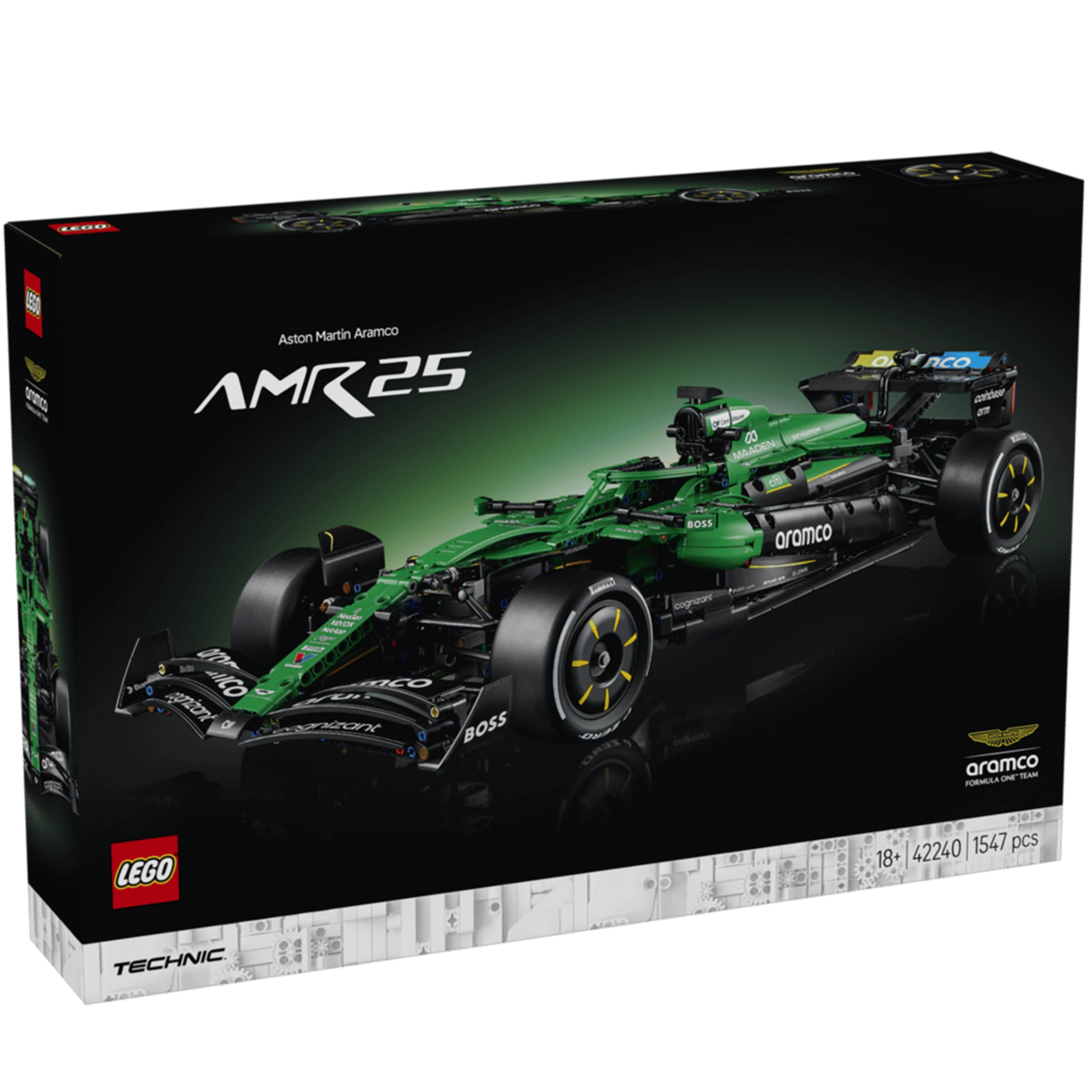 Блоковий конструктор LEGO Technic Автомобіль F1 Aston Martin Aramco AMR25 (42240)