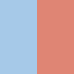 Light Blue / Light Red