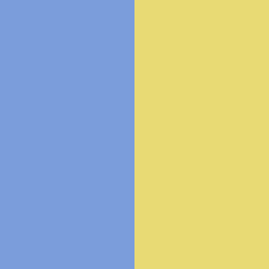 Blue / Light Yellow