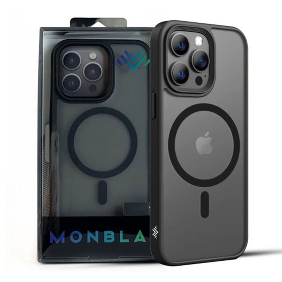 Чехол Monblan Magnetic Crystal Case with MagSafe for iPhone 16 Pro - Black