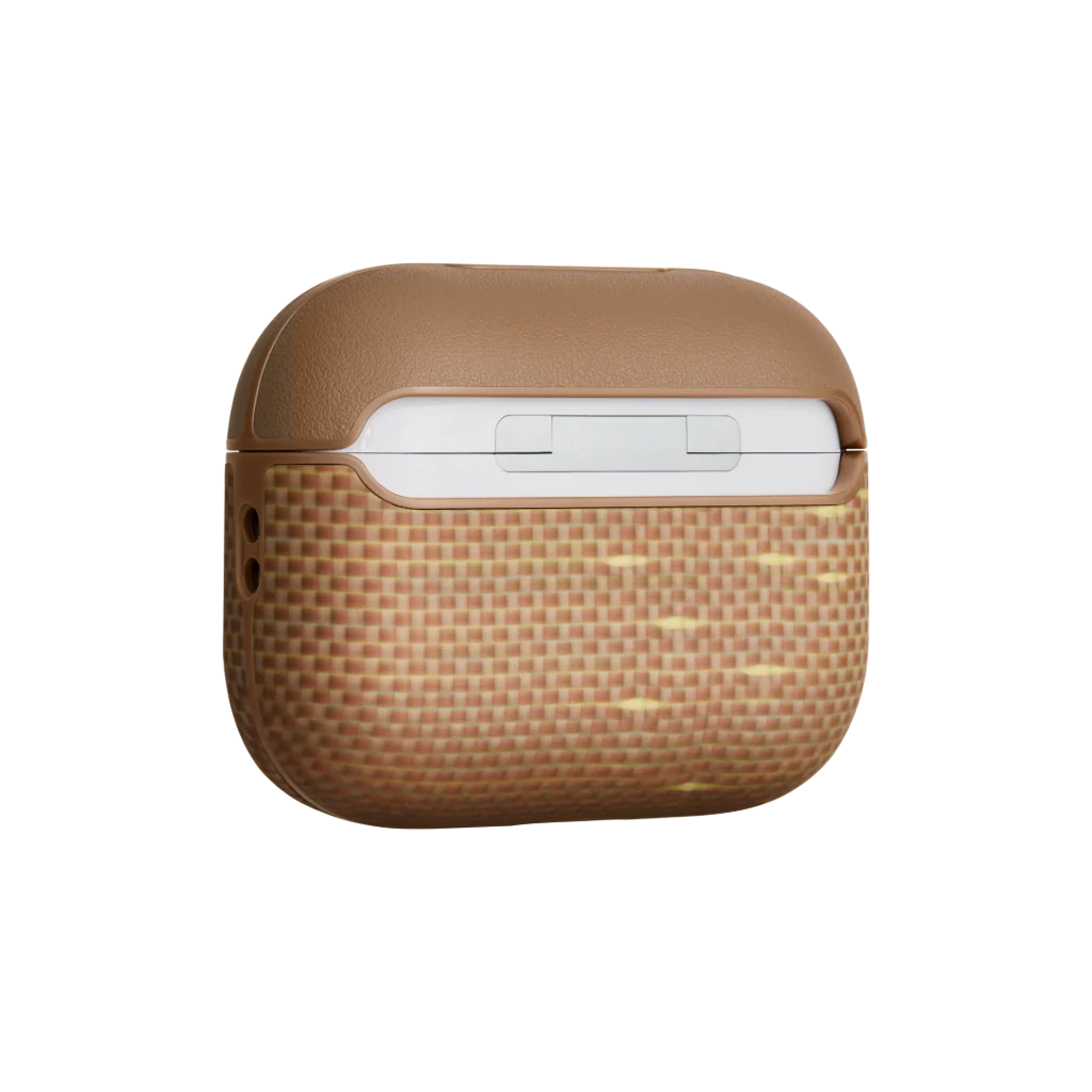 Чехол Pitaka Aramid Fiber Case for AirPods Pro 3 - Golden Glint (APM2504)