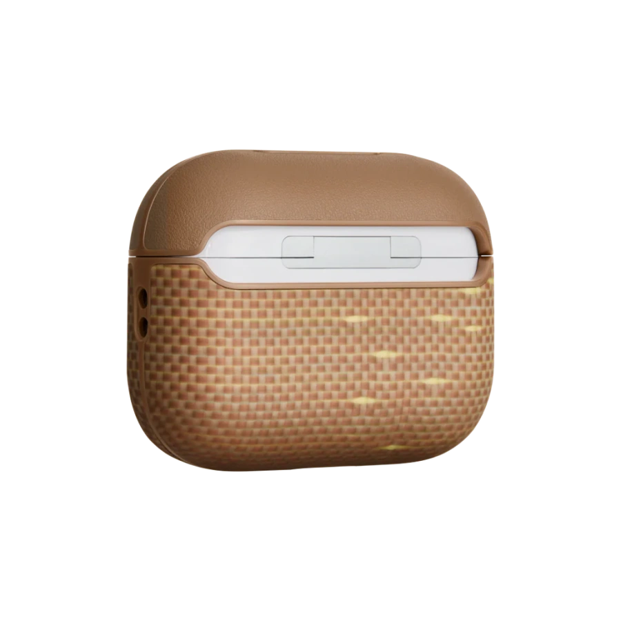 Чехол Pitaka Aramid Fiber Case for AirPods Pro 3 - Golden Glint (APM2504)