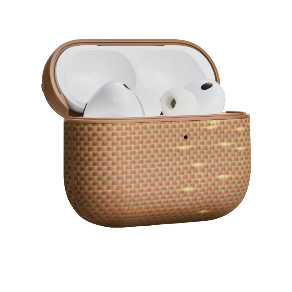Чехол Pitaka Aramid Fiber Case for AirPods Pro 3 - Golden Glint (APM2504)
