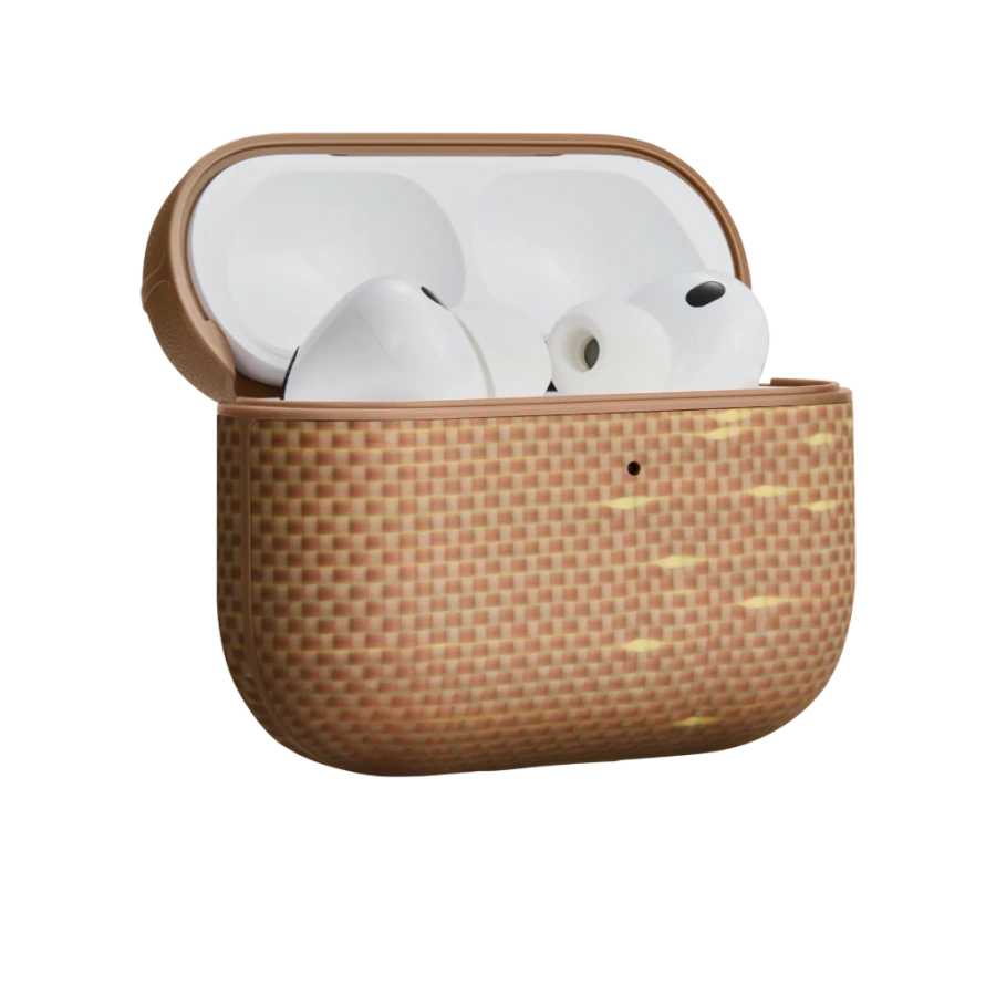 Чехол Pitaka Aramid Fiber Case for AirPods Pro 3 - Golden Glint (APM2504)