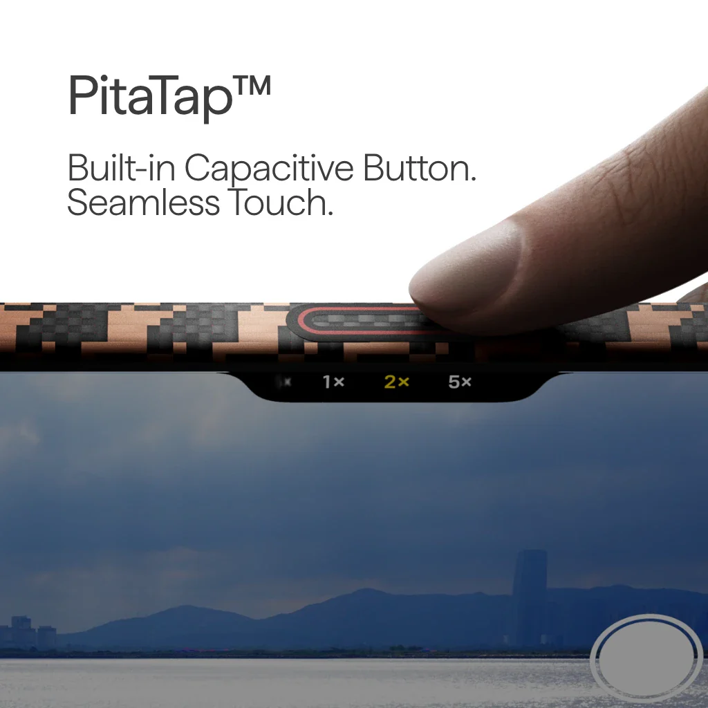 Чохол Pitaka Edge Ultra-Slim Case with PitaTap for iPhone 17 Pro - Ebony (HR1707P)