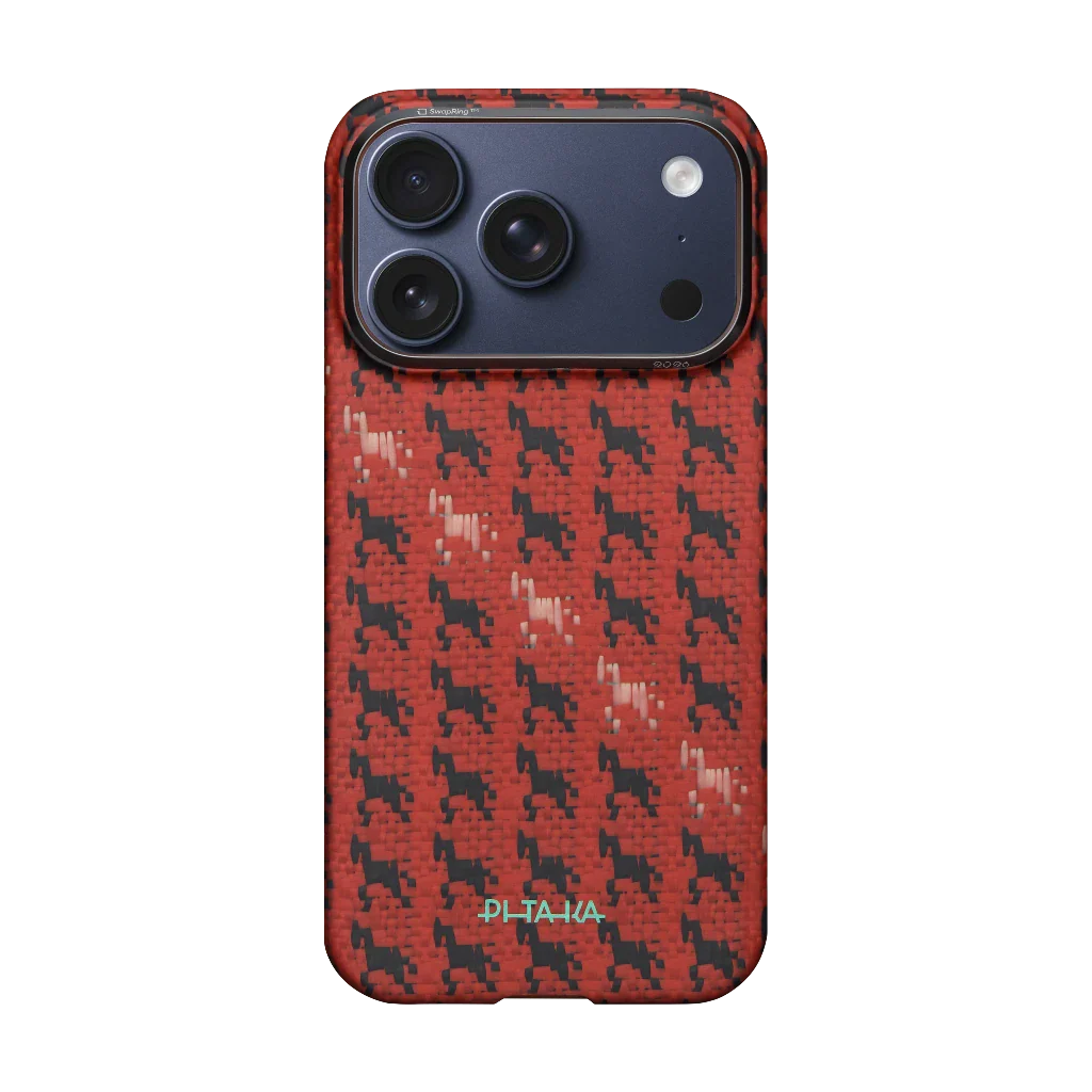 Чохол Pitaka Edge Ultra-Slim Case with PitaTap for iPhone 17 Pro - Maroon (HR1708P)