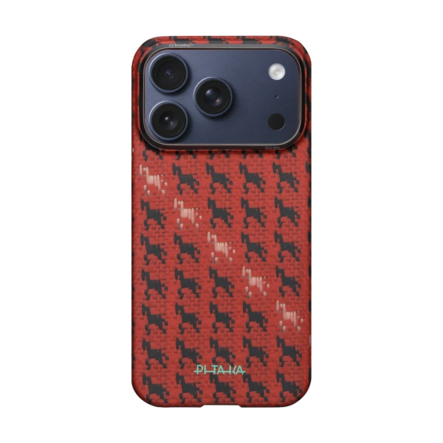 Чохол Pitaka Edge Ultra-Slim Case with PitaTap for iPhone 17 Pro Max - Maroon (HR1708PM)