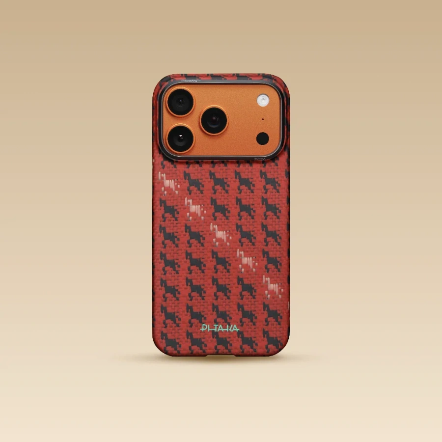 Чохол Pitaka Edge Ultra-Slim Case with PitaTap for iPhone 17 Pro Max - Maroon (HR1708PM)