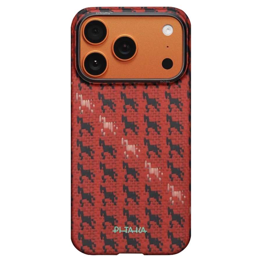 Чохол Pitaka Edge Ultra-Slim Case with PitaTap for iPhone 17 Pro Max - Maroon (HR1708PM)