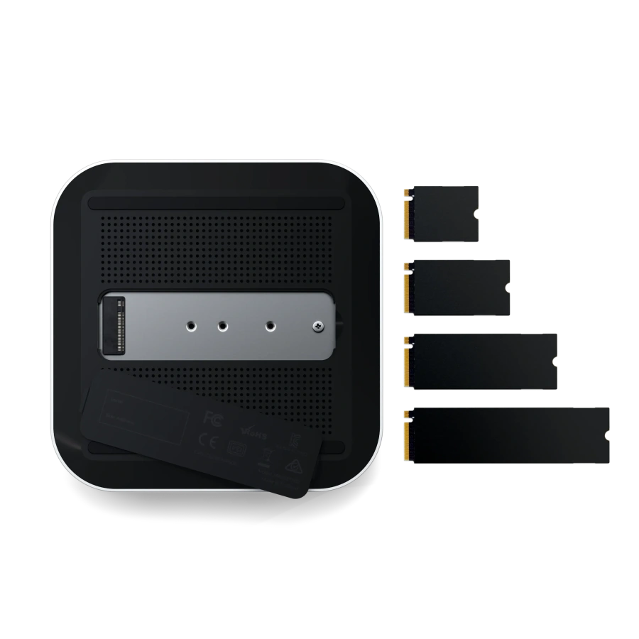 Док-станція Satechi Thunderbolt 5 CubeDock with SSD Enclosure - Silver (ST-DT5CES-EU)