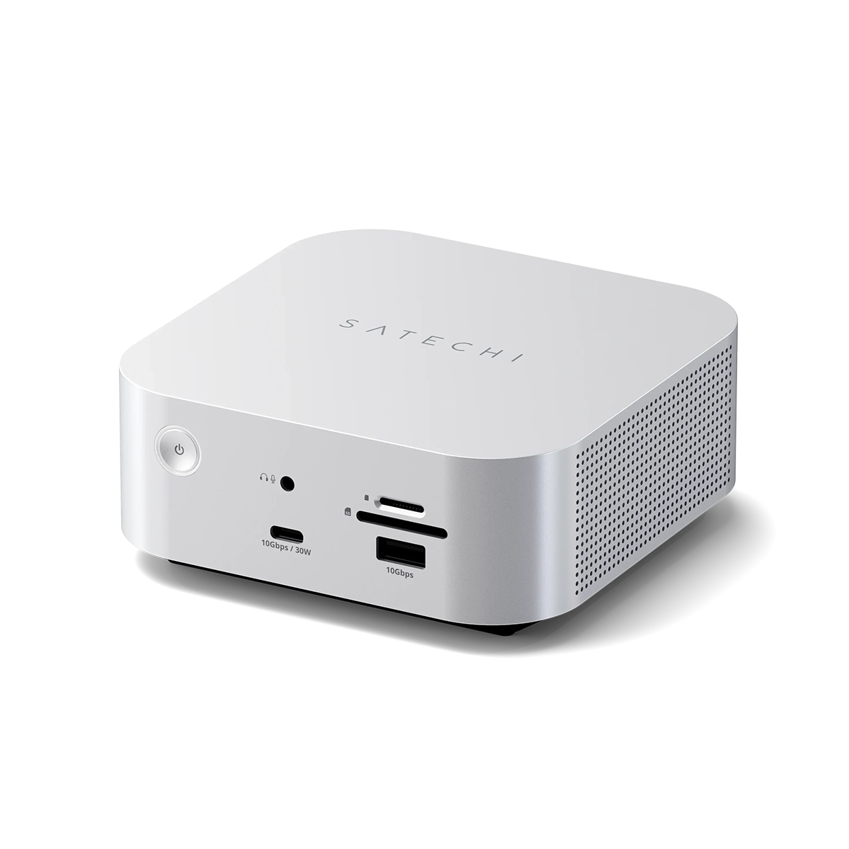 Док-станція Satechi Thunderbolt 5 CubeDock with SSD Enclosure - Silver (ST-DT5CES-EU)
